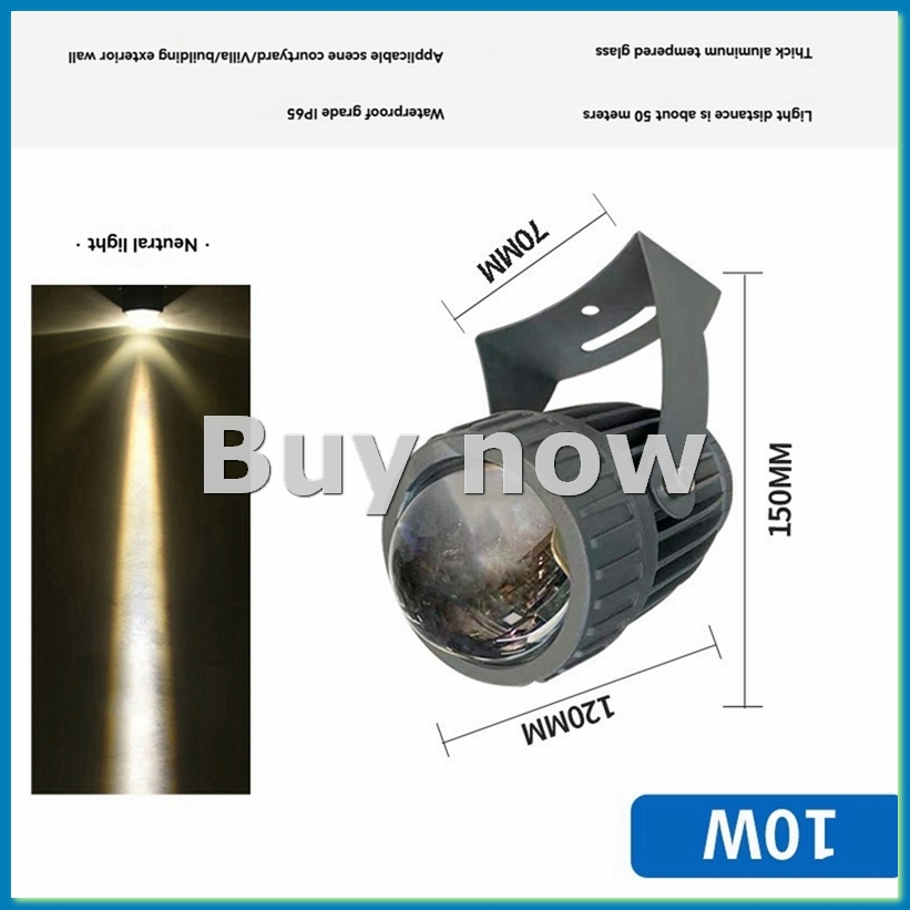 Lighting Fixture Outdoor - LED-Gartenwandstrahler für den Außenbereich, 10 W,