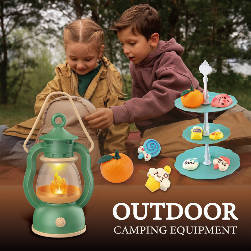 Outdoor Lighting Kits - Kinder-Camping-Set, Lagerfeuer, Rollenspiel, Kleinkind-Spielzeug für Jungen