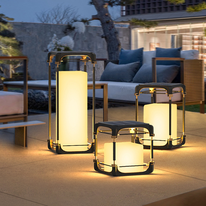 Outdoor Lighting Solar - Leuchtende Stehlampe für den Hof, Solar-LED-Außenbeleuchtung,
