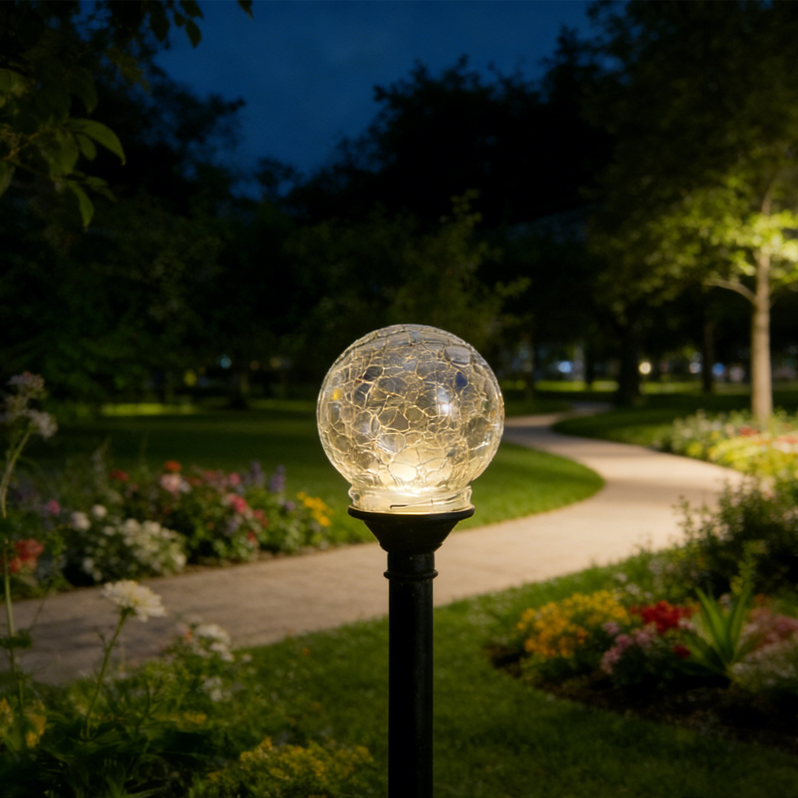 Outdoor Lighting Glass Replacement - 8 Stück Outdoor-Glaslampenschirme mit Crackle-Finish, klare