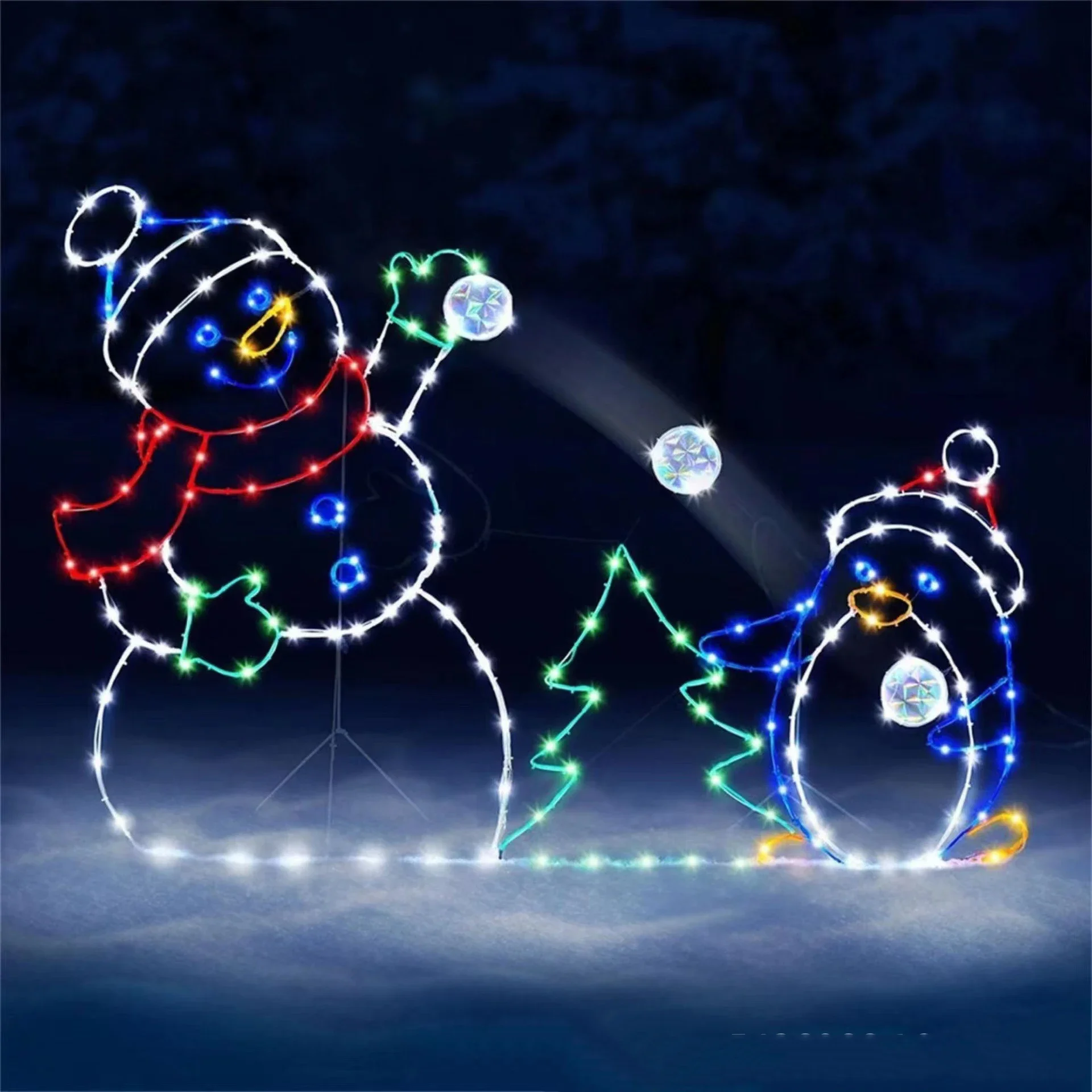 Animiertes Schneeballlicht, LE – Outdoor Lighting For Backyard Bewertung und Preis