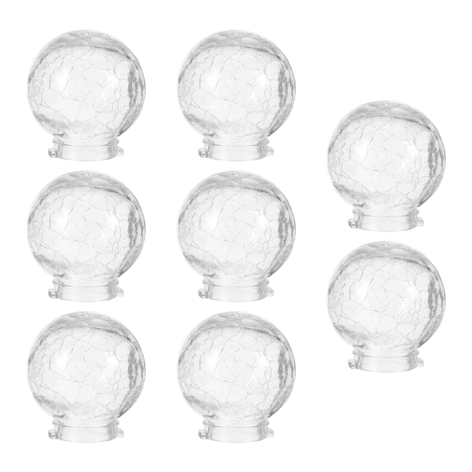 8 Stück Glas-Krakelglas-Kugell – Outdoor Lighting Glass Replacement Bewertung und Preis