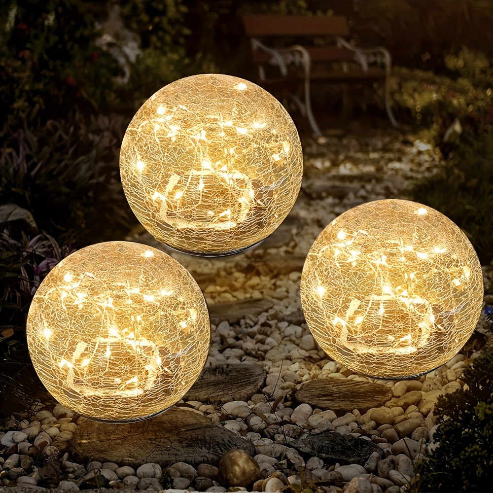 Solarbetriebene Glaskugel-Lich – Outdoor Lighting For Backyard Bewertung und Preis