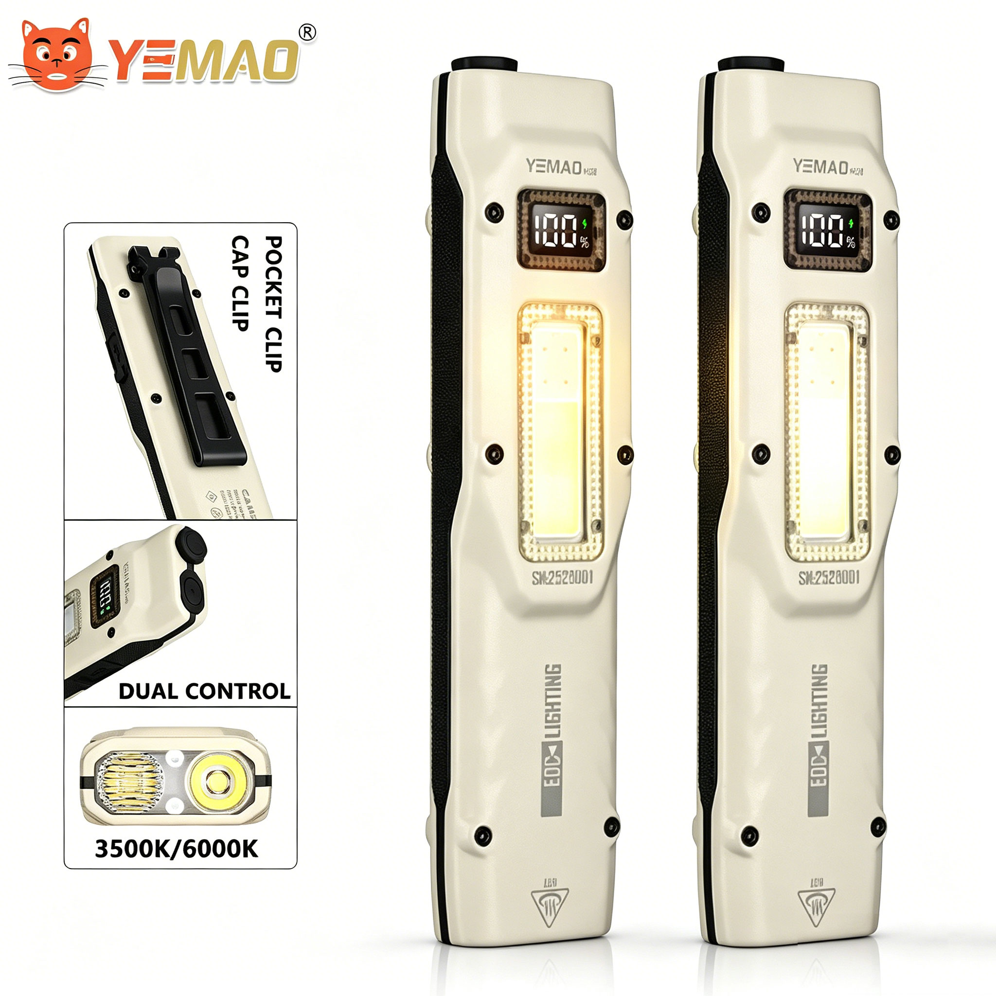 Tragbare 880LM YEMAO M28 Ultra – Zinc Outdoor Lighting Bewertung und Preis