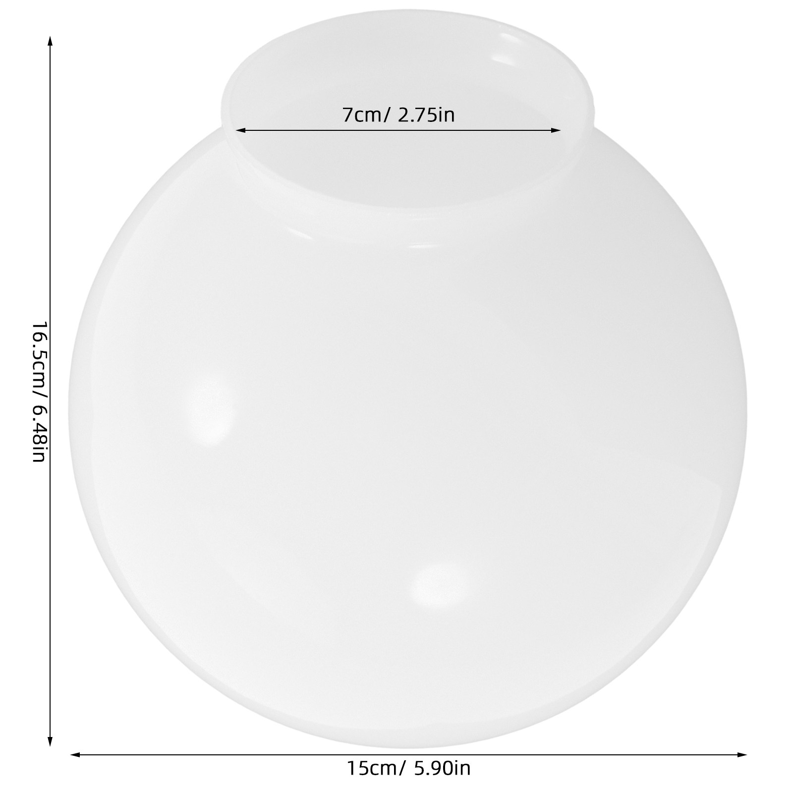 Ersatz-Glassphären-Lampenschir – Outdoor Lighting Glass Replacement Bewertung und Preis