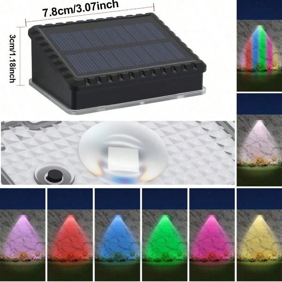 4er-Pack Solar-Zaunleuchten fü – Outdoor Lighting For Backyard Bewertung und Preis