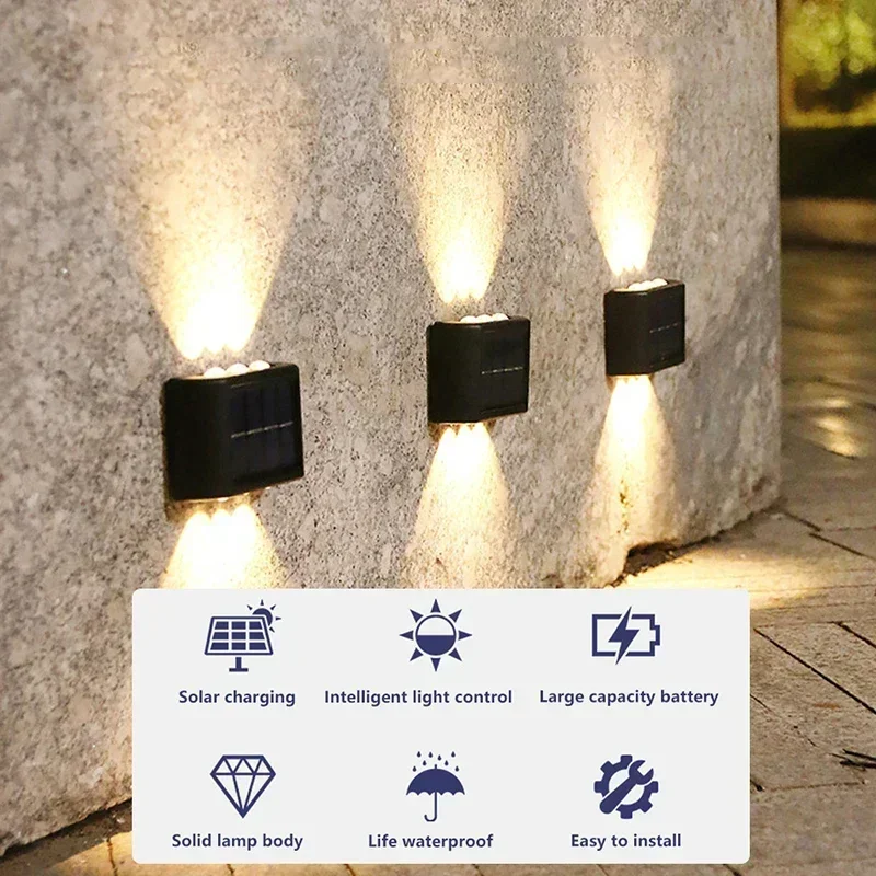 LED Solarleuchte für Außen, Wa – Outdoor Lighting Solar Bewertung und Preis