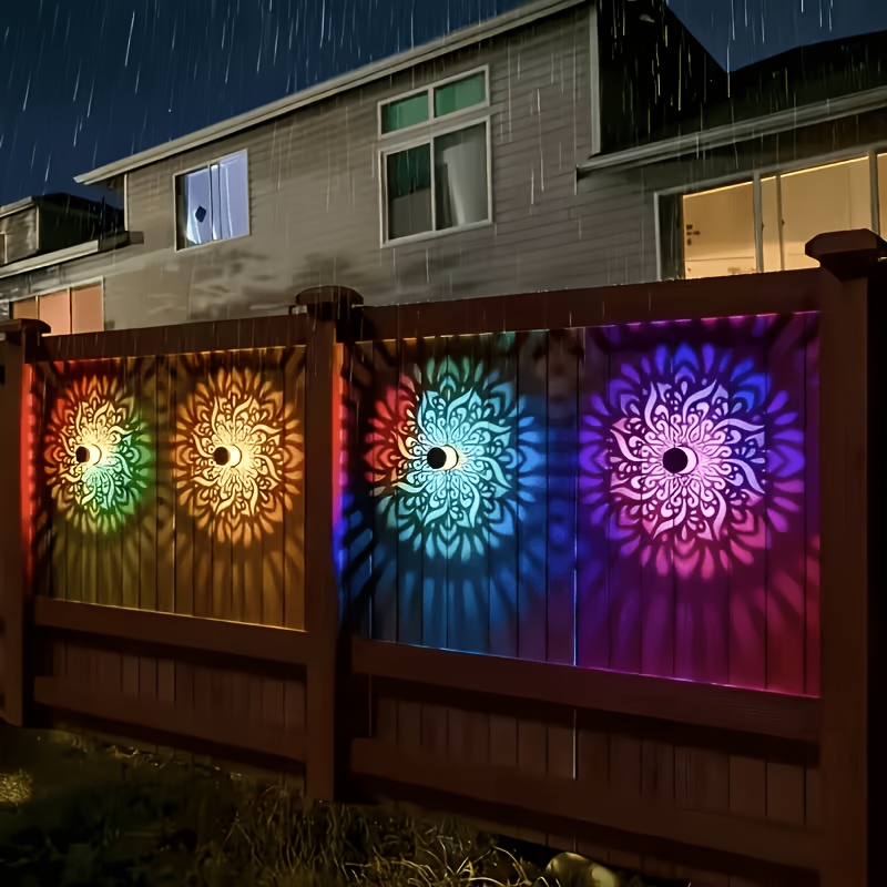 1/2/4er-Pack Solar-Zaunleuchte – Outdoor Lighting Solar Bewertung und Preis