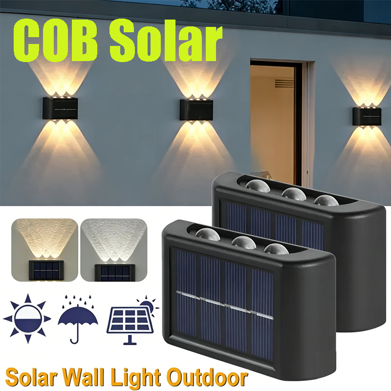 COB Solar-Wandleuchte für Auße – Outdoor Lighting Solar Bewertung und Preis