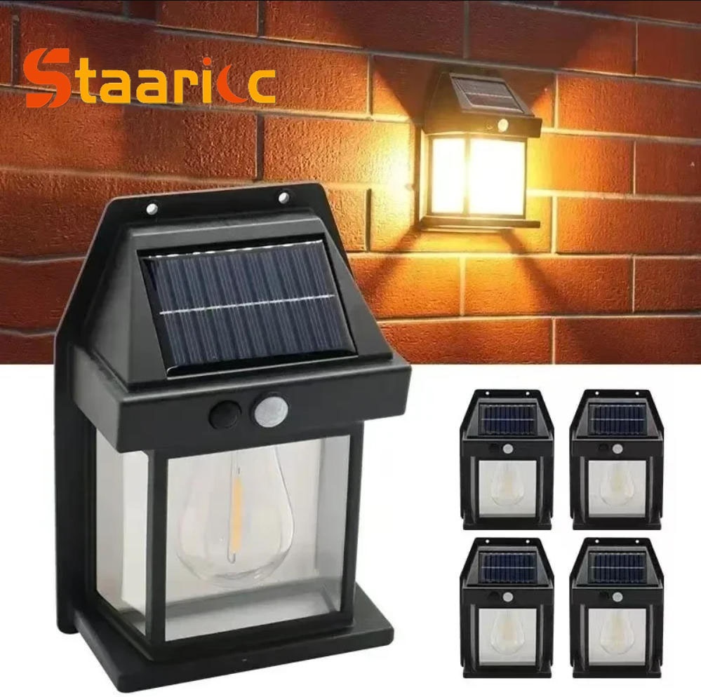 Solare Außenwandleuchte mit Be – Outdoor Lighting For Backyard Bewertung und Preis