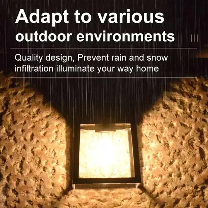 Solare Außenwandleuchte mit Be – Outdoor Lighting For Backyard Bewertung und Preis