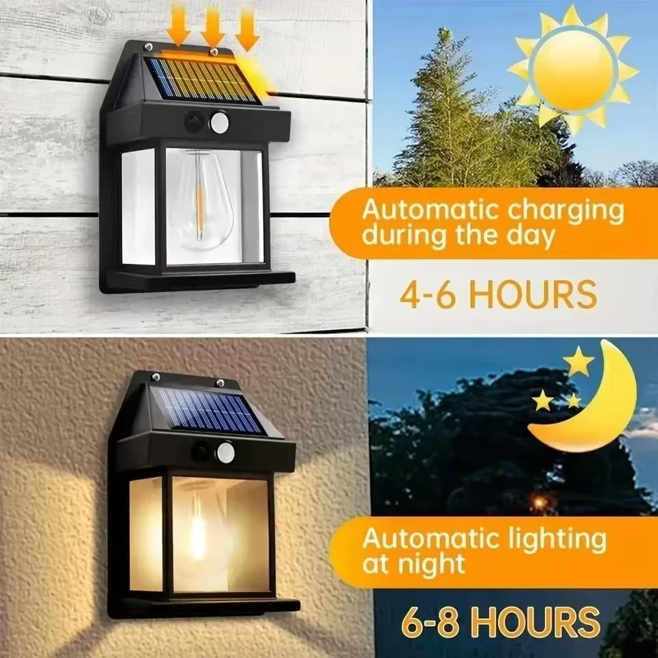 Solare Außenwandleuchte mit Be – Outdoor Lighting For Backyard Bewertung und Preis