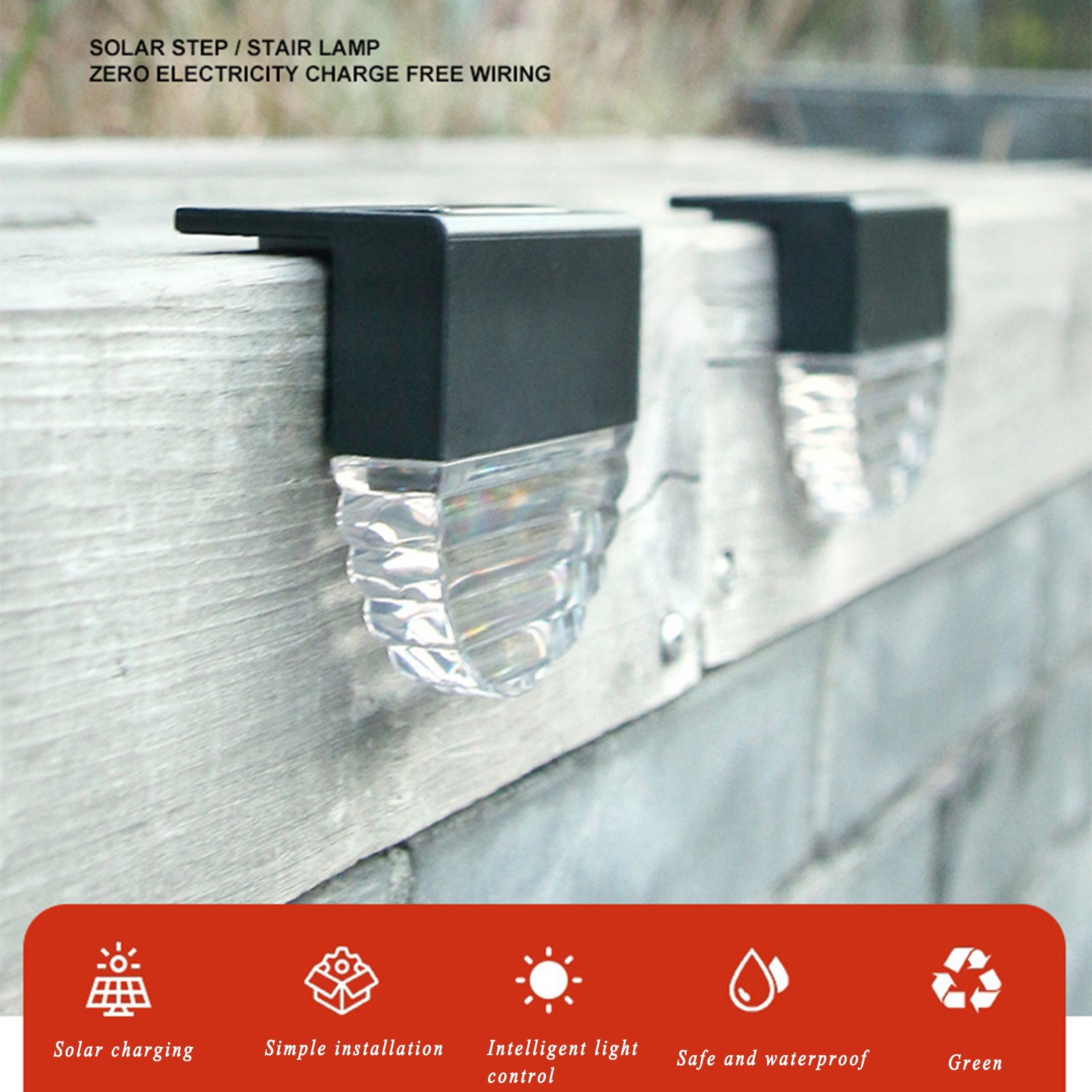 Wasserdichte Solar-LED-Leuchte – Outdoor Lighting Deck Bewertung und Preis