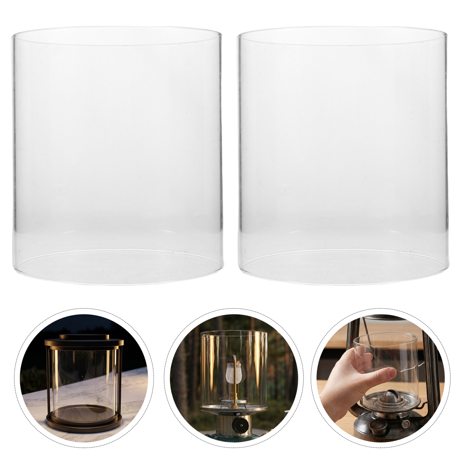 2 Stück transparente Glas-Late – Outdoor Lighting Glass Replacement Bewertung und Preis