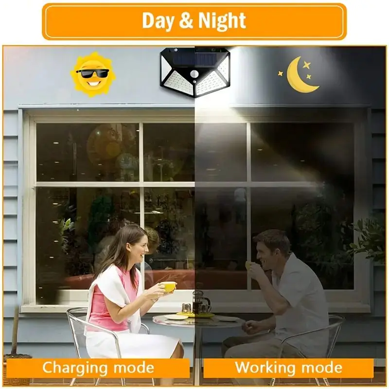 100 LED Solar-Gartenleuchte fü – Outdoor Lighting Solar Bewertung und Preis
