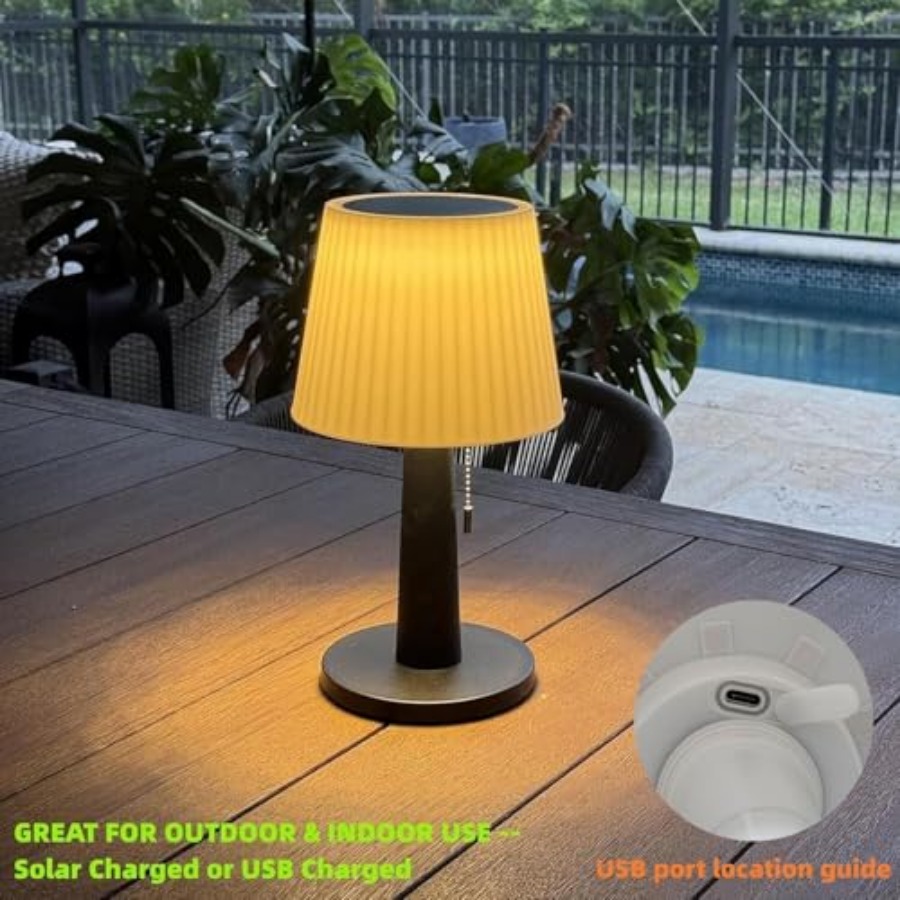 Solar-Tischlampen für draußen  – Outdoor Lighting Solar Bewertung und Preis