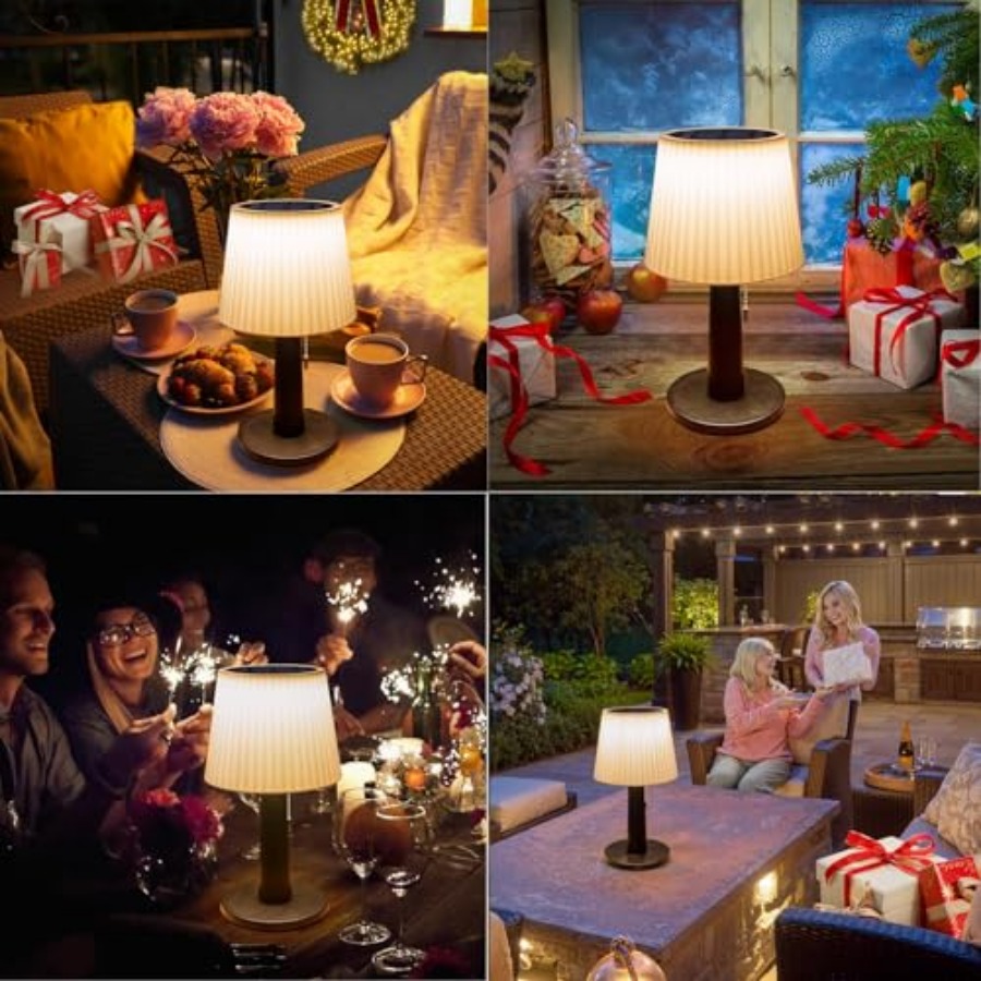 Solar-Tischlampen für draußen  – Outdoor Lighting Solar Bewertung und Preis