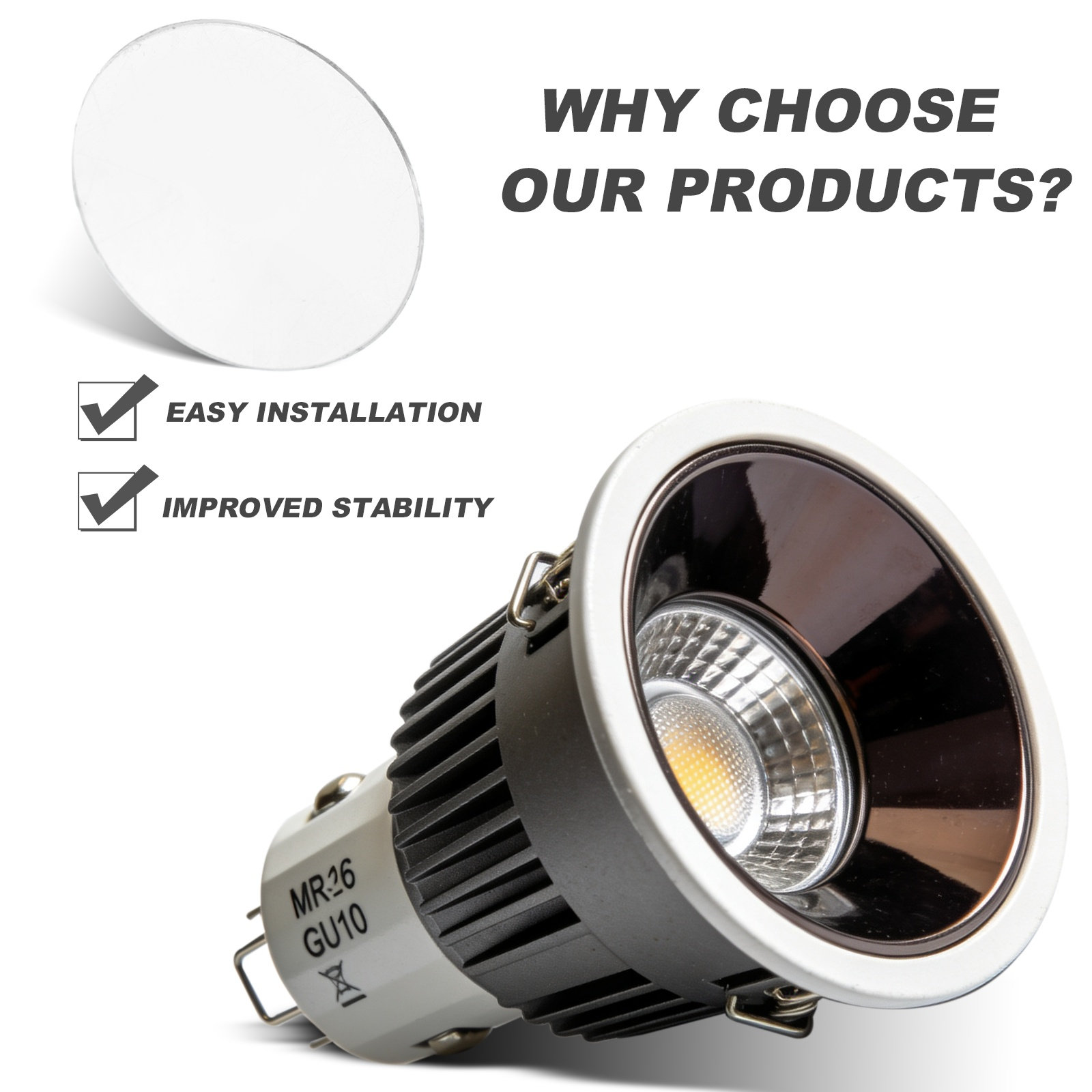 20 Stück Spotlight-Glasabdecku – Outdoor Lighting Glass Replacement Bewertung und Preis